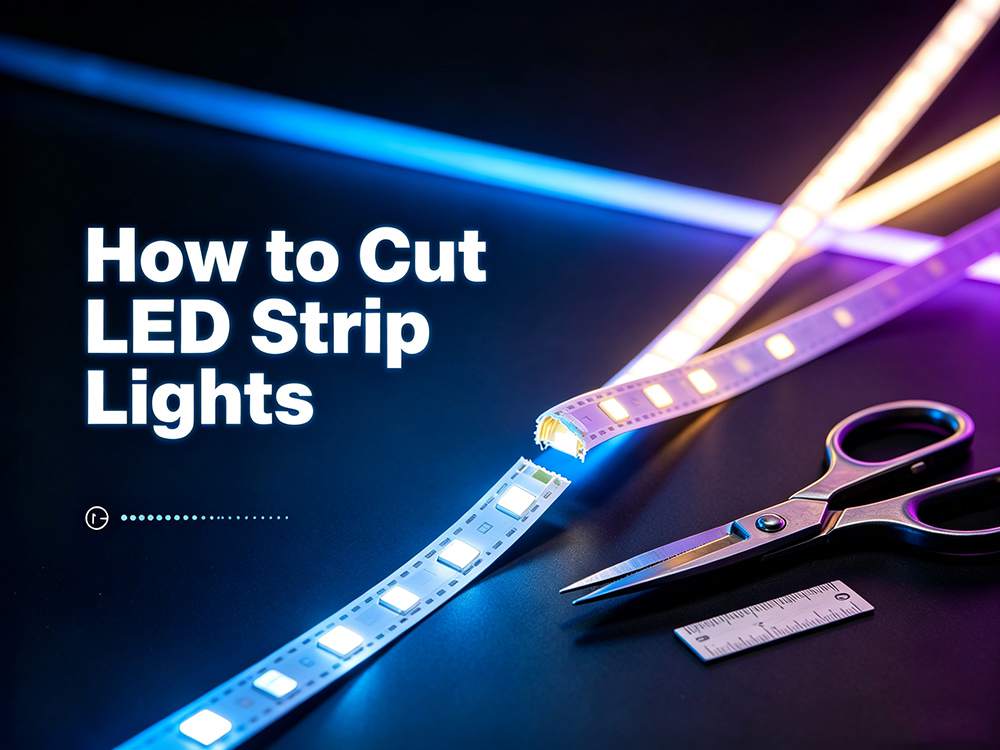 how to cut led strip light